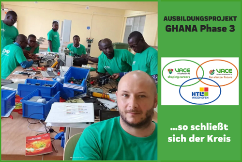 Headerbild vom ghanaischen Ausbildungsprojekt