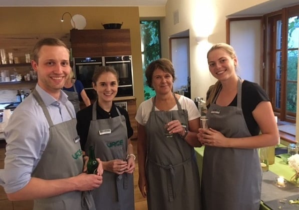 VACE MitarbeiterInnen bei Koch Workshop 